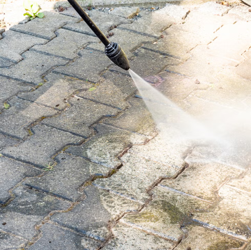 Pressure Washing professional finished result