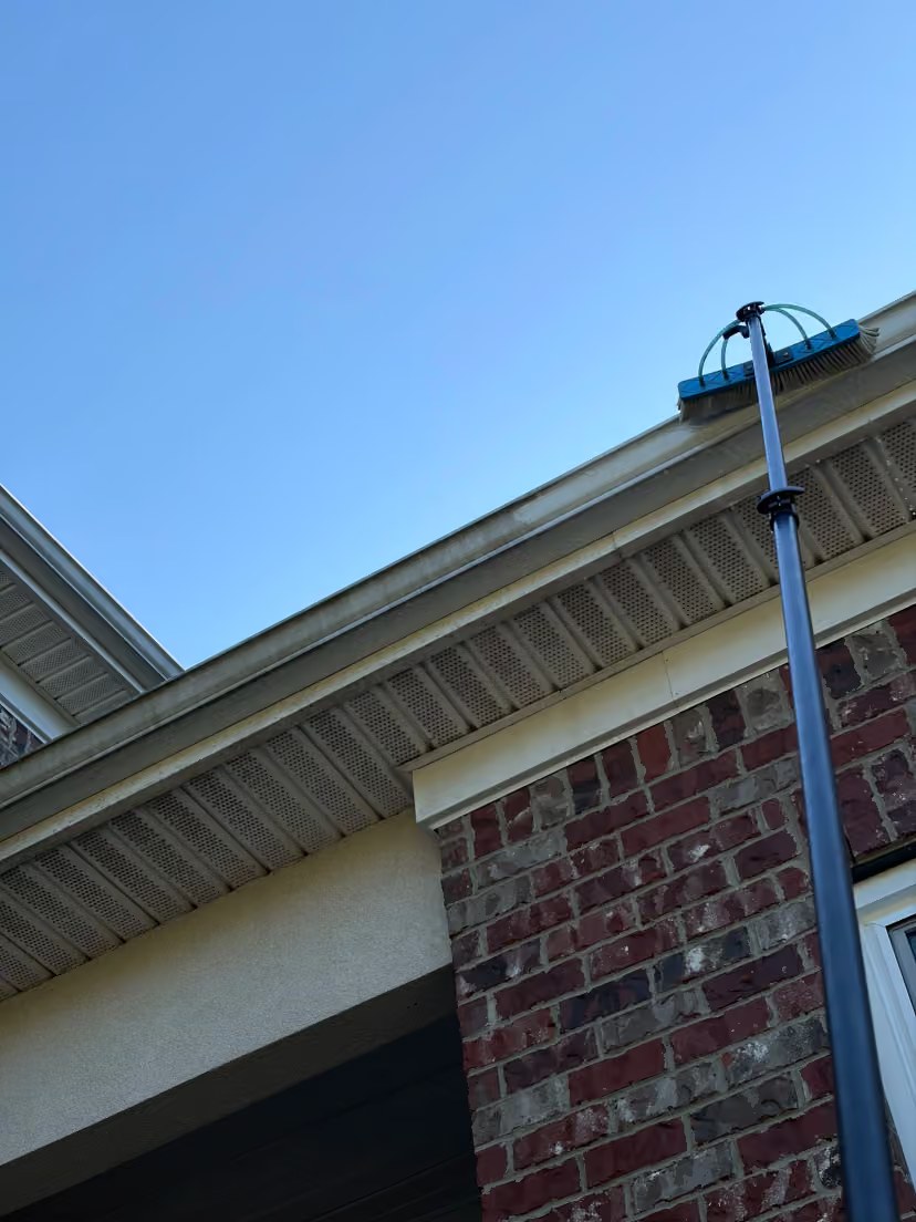Gutter cleaning project in Middle Tennessee